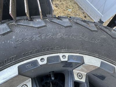 Set of 2 Roadian AT Pro RA8 33x12.50R20LT All-Terrain Tires w/ Wheels