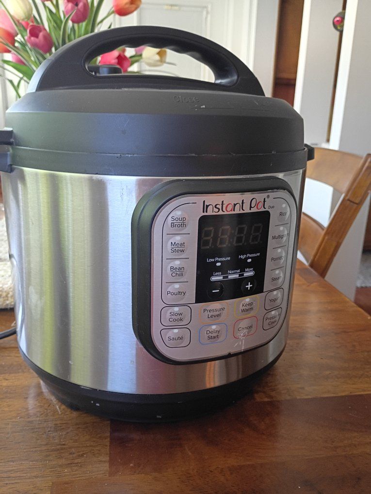 Instant Pot Duo 7-in-1 Electric Pressure Cooker - 6 Quart Multi-Cooker Stainless Steel