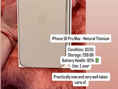 iPhone 16 ProMax; Perfect upgrade without the price tag