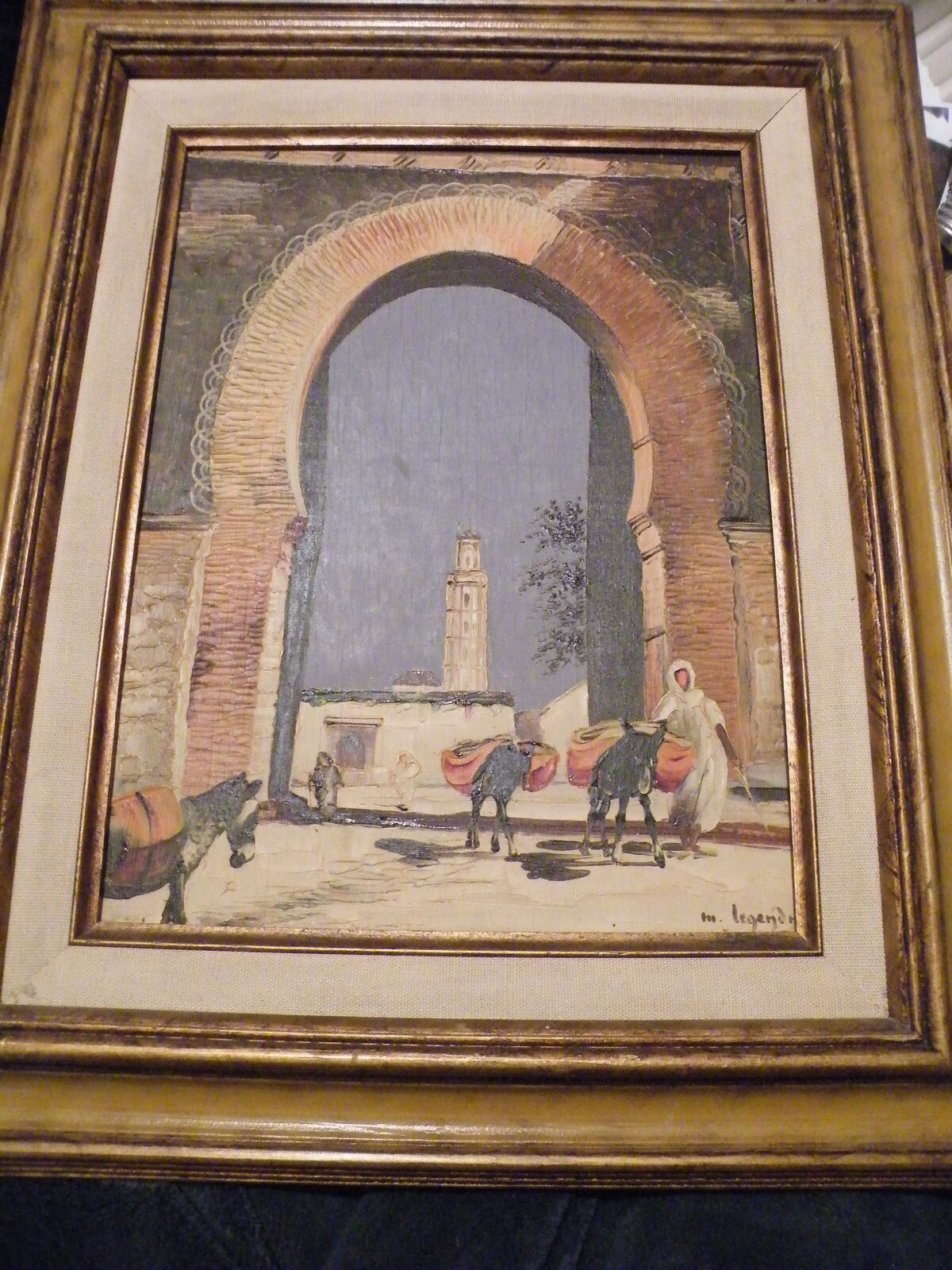 framed painting