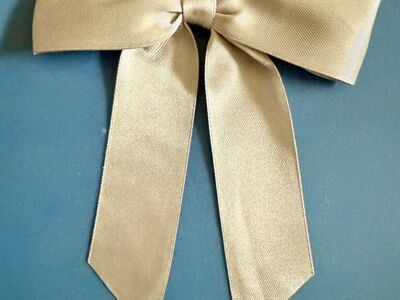 Silver Self Adhesive Bows