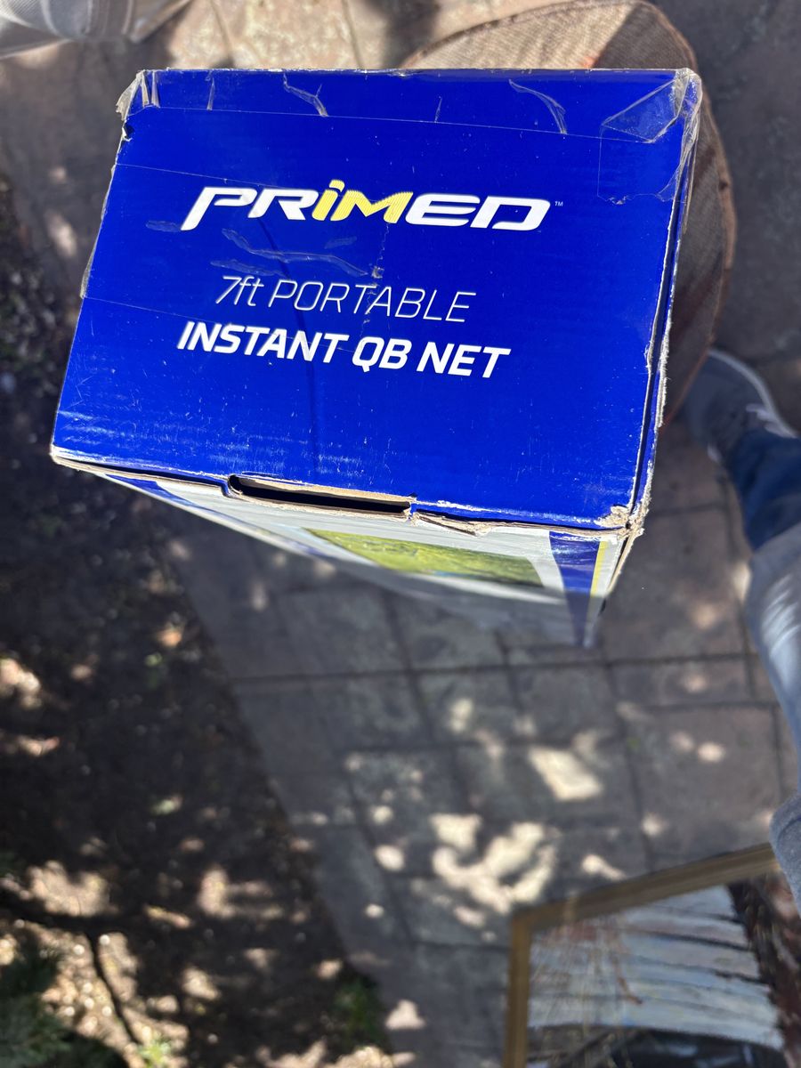 Primed 7’ portable QB net