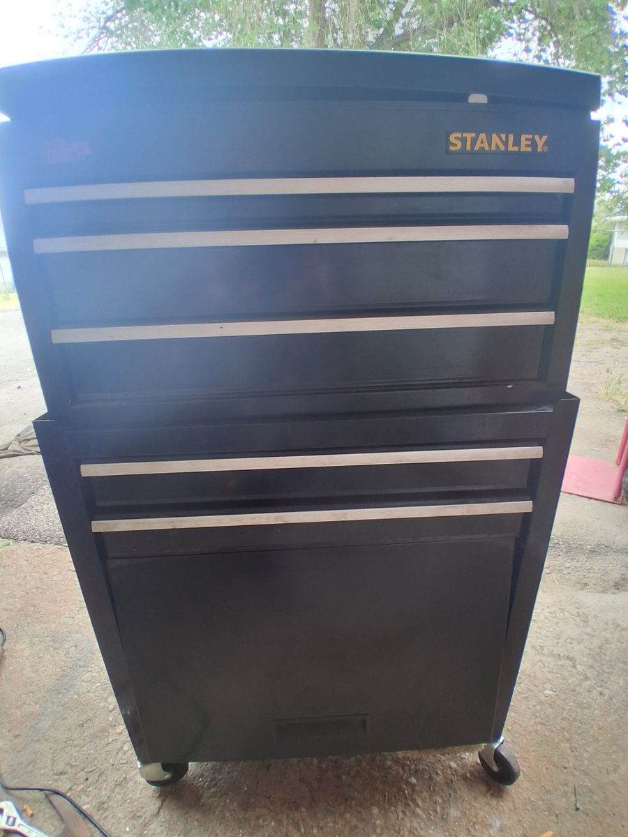 two piece Stanley tool box
