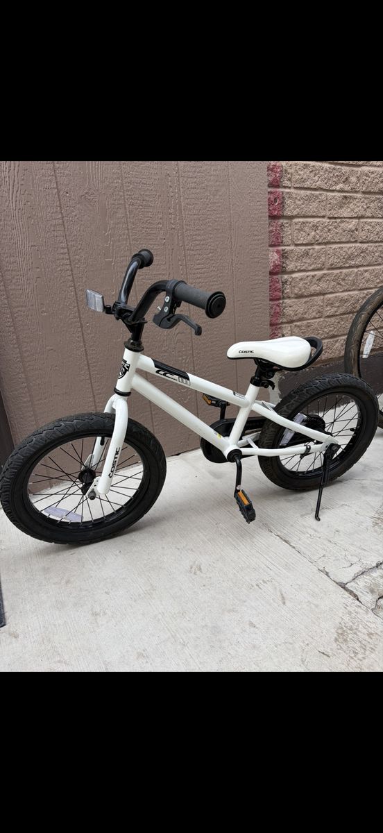 Cosmic Kids Bike - White 16" Wheels,