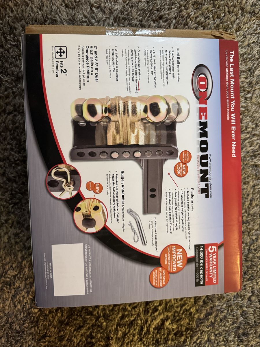 One mount Hitch