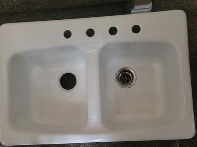 Cast Iron kitchen sink