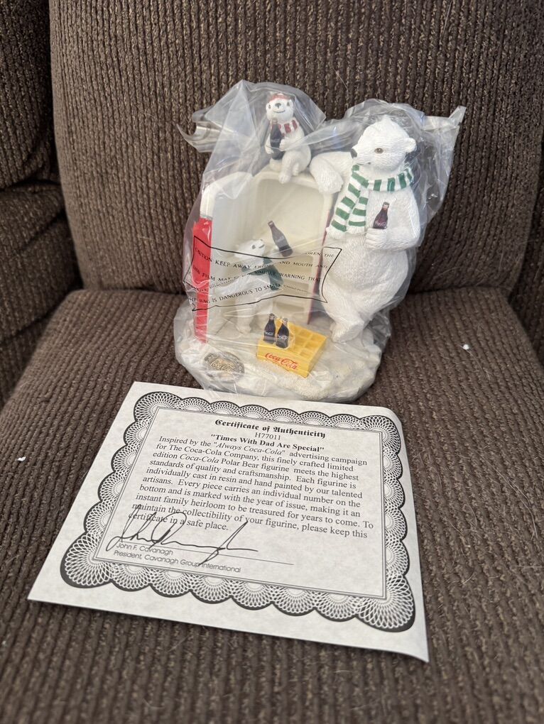 Coca Cola Polar Bear Figurine