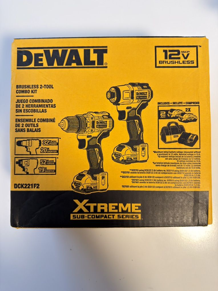 Brand New Unopened Dewalt Combo Set