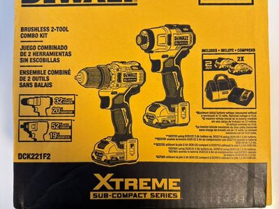 Brand New Unopened Dewalt Combo Set