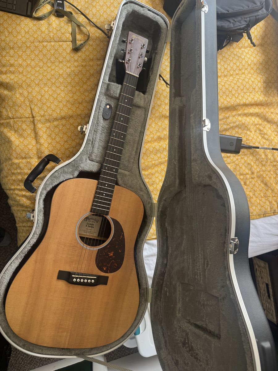 Martin Custom X Series and Hard Case
