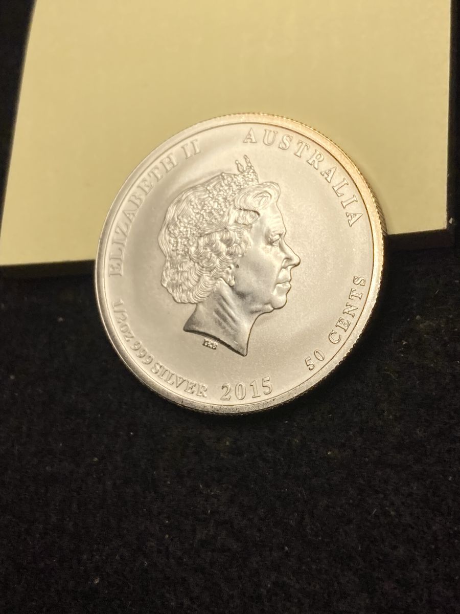 2015 Australia “Battle of the Coral Sea” 1/2 Ounce .999 Silver 50 Cent Coin