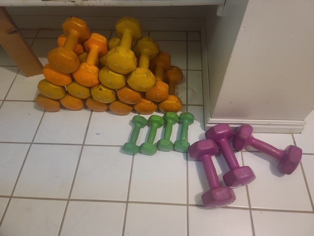 Dumbells/weights for sale