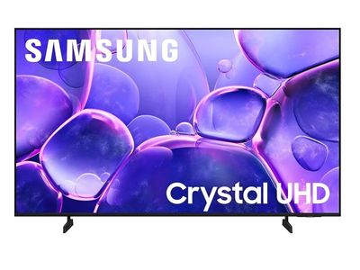 Samsung 43-Inch Class Crystal UHD U8000F 4K Smart TV (2025 Model) Endless Free Content, Crystal Processor 4K, MetalStream Design