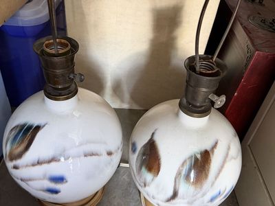 FJ Von Tury Vontury Vintage Lamp Set
