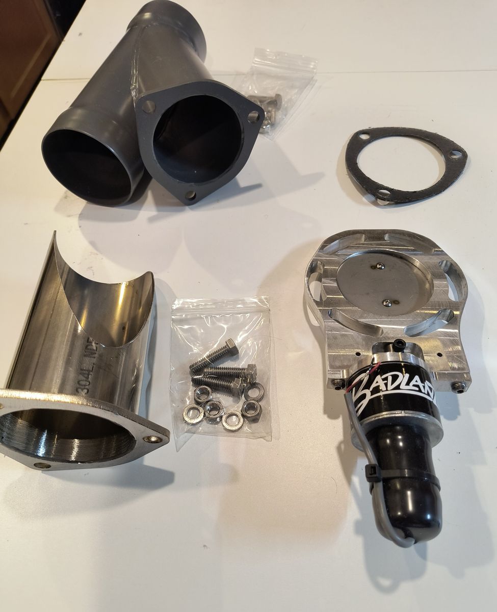 Exhaust Cutout Valve Kit 3" BadlanzHPE 76mm