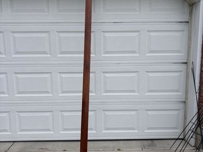 Stair handrail solid cherrywood just under 8 feet long