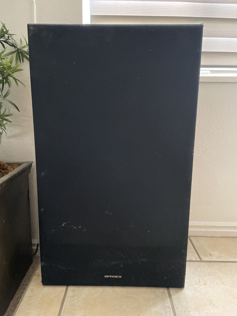 Optimus 150W Passive Subwoofer - Black Home Audio Speaker