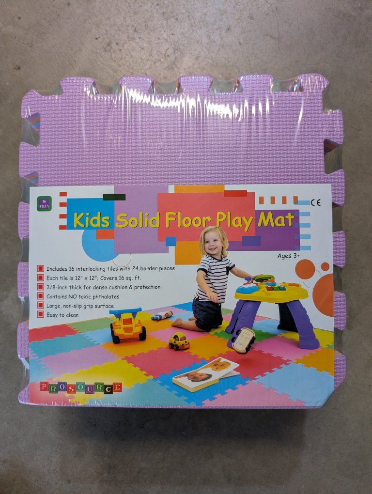 New Kids Solid Floor Interlocking Foam Floor Mats