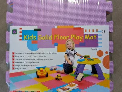 New Kids Solid Floor Interlocking Foam Floor Mats