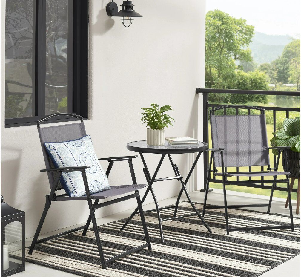 New Outdoor Folding Bistro Set