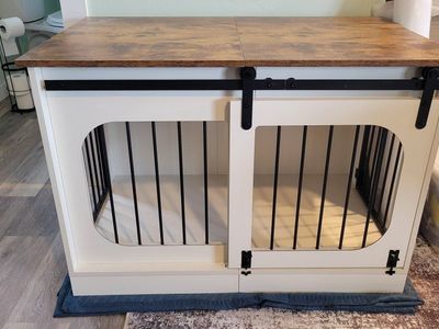 2 x XL Dog Kennel Furniture