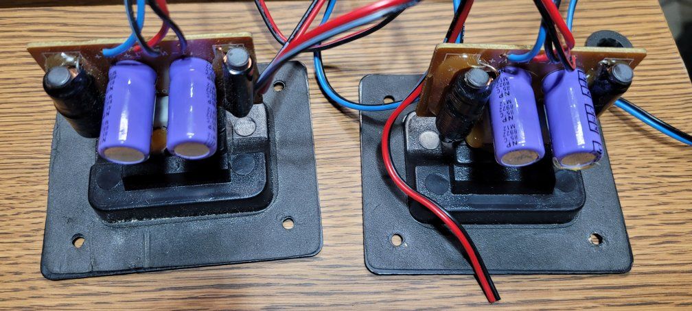 klipsch 2 way crossovers