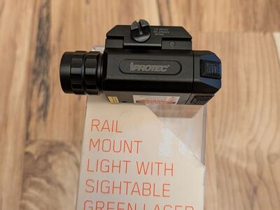 iProtec Pistol light and sightable laser