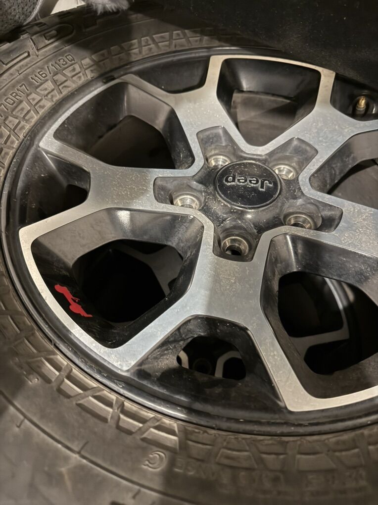 Stock Rubicon Wheel (5 in total)