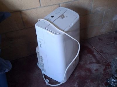 GE Pqortable Air Conditioner - White, Compact Design 11,000 btu