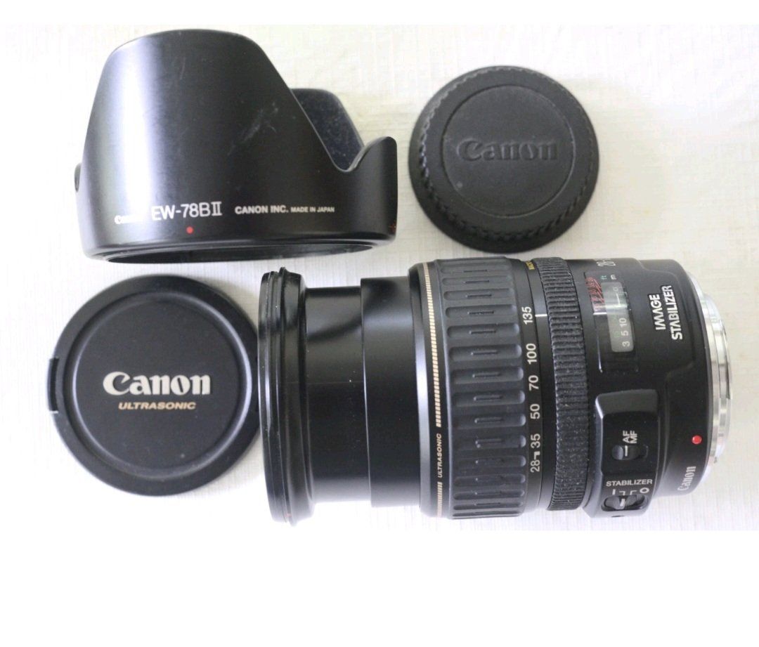 Canon EF 28-135mm f/3.5-5.6 IS USM Lens with Image Stabilizer and Ultrasonic Motor