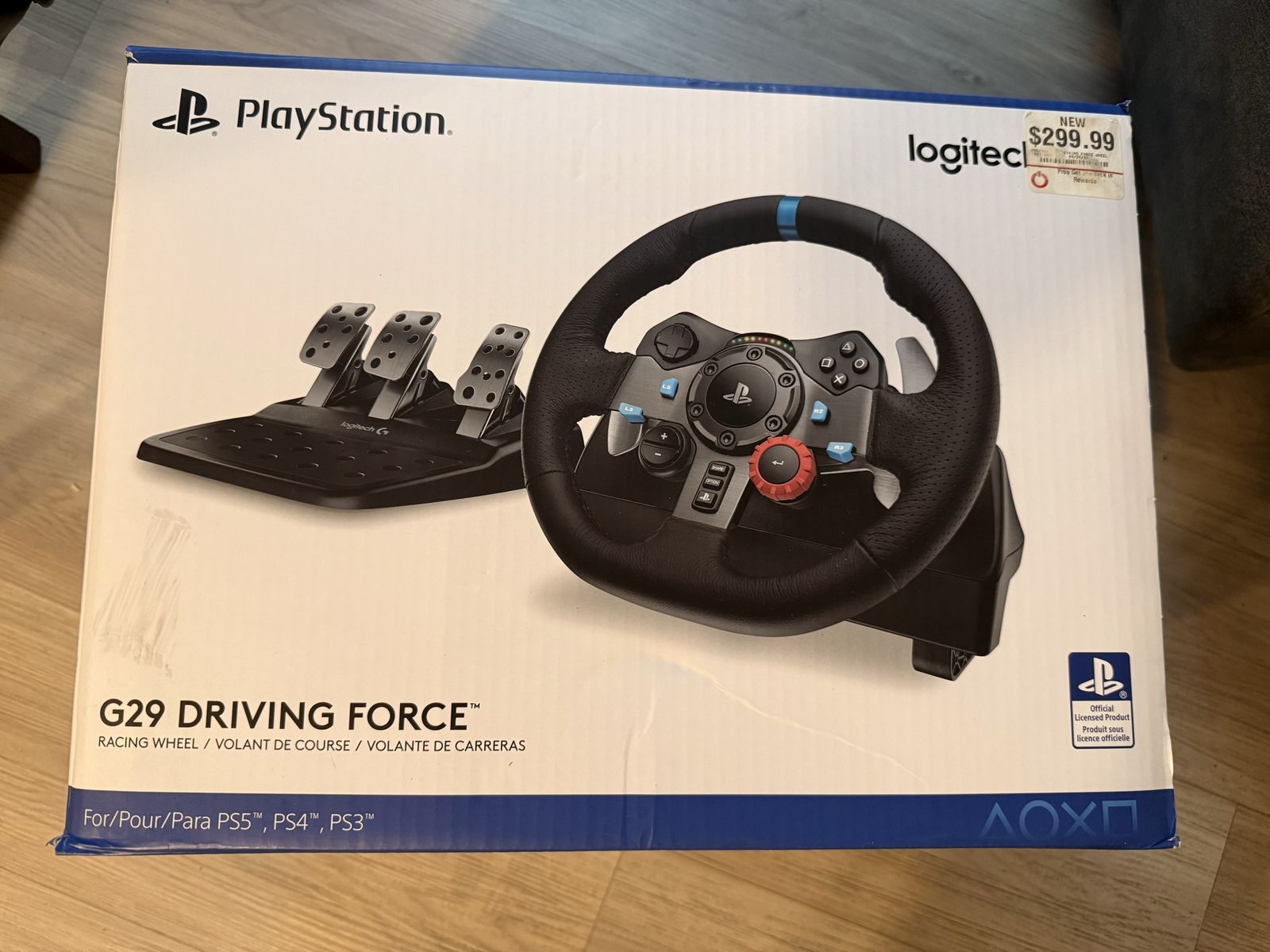 Logitech g29 racing wheel and pedals