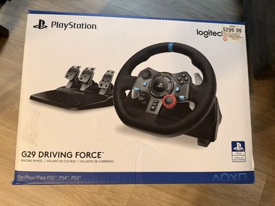 Logitech g29 racing wheel and pedals