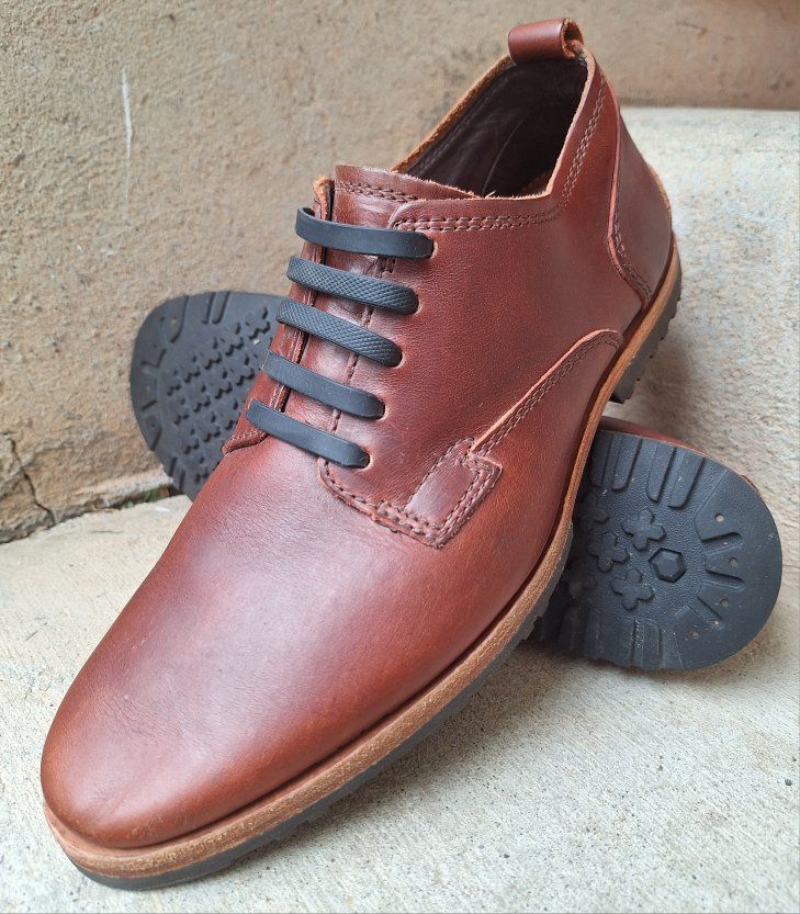 Nice Mens US-8 Timberland Boot Company Bardstown Oxford Brown Leather Shoes