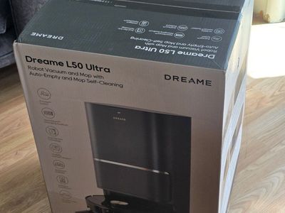 New in box DREAM L50 Ultra Robot Vacuum & Mop with Auto-Empty and Mop Self-Cleaning