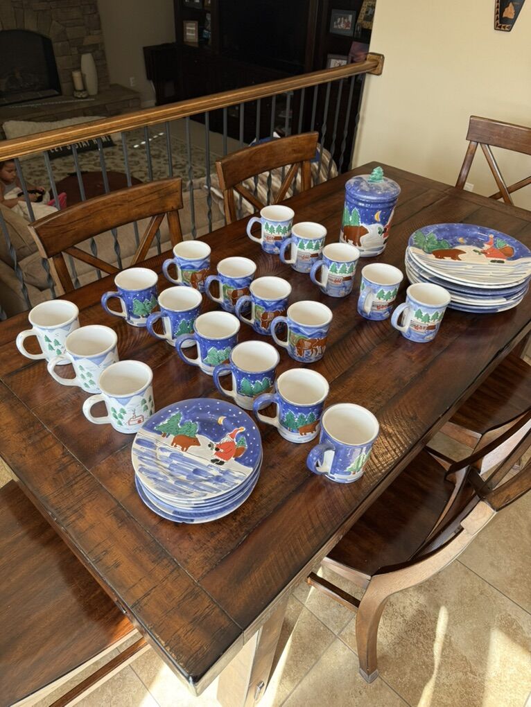 Santa Outdoors Dishware Set