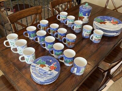 Santa Outdoors Dishware Set