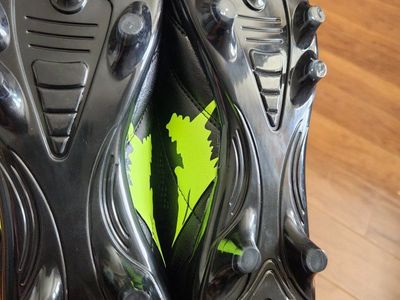 New Black & Neon Green Cleats - Size 8.5 Men's Soccer/Football Shoes