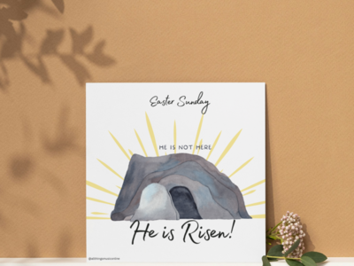 Celebrating a Christ-centered Easter - cards w/scriptures & music links