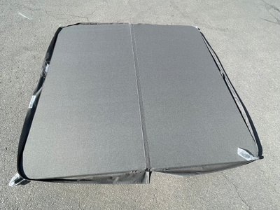 90" X 90" CALDERA SPA COVER - CHESTNUT COLOR