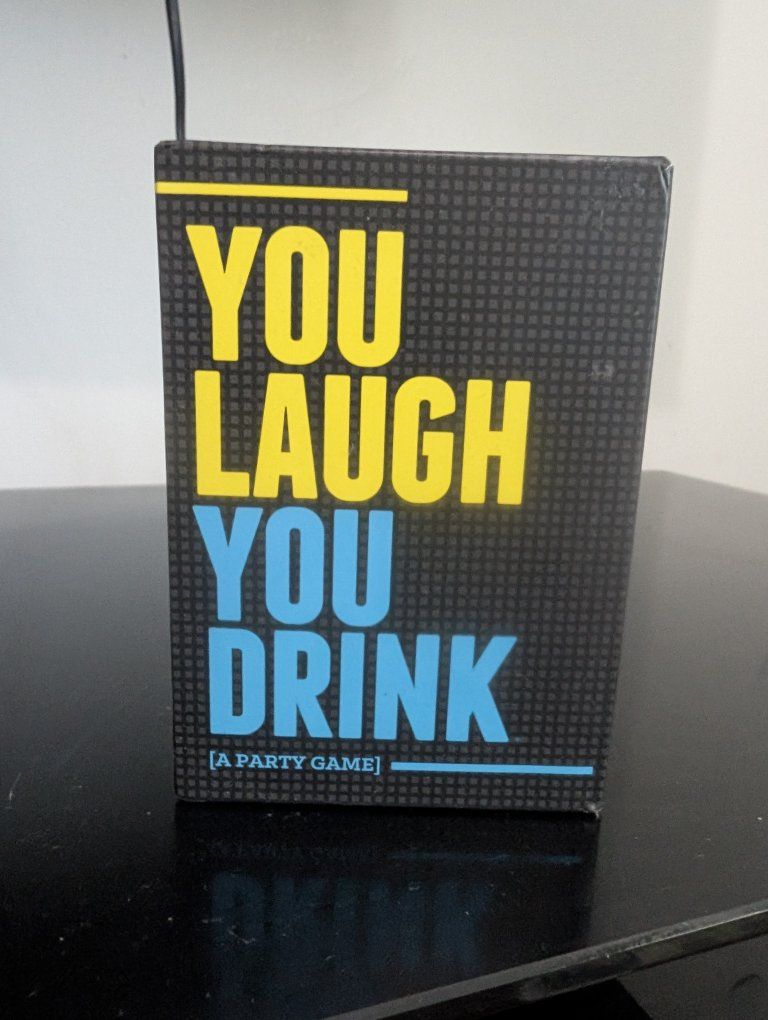 You Laugh You Drink Party Game - Used Good Condition