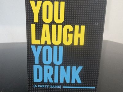 You Laugh You Drink Party Game - Used Good Condition