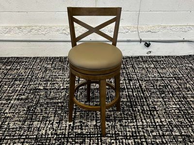 COSTCO GRACE BAR HEIGHT STOOL, BROWN!!