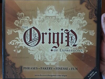 THE ORIGIN OF EXPRESSIONS board game