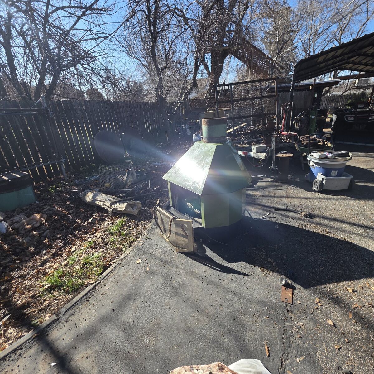 Rare MCM Avocado Green Preway Gas Fireplace