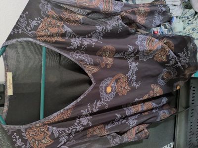 printed blouse 2X