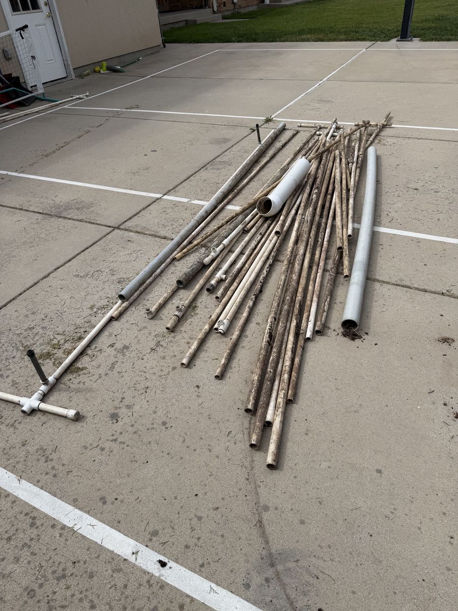 PVC pipes
