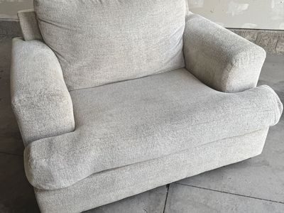 Large comfy armchair