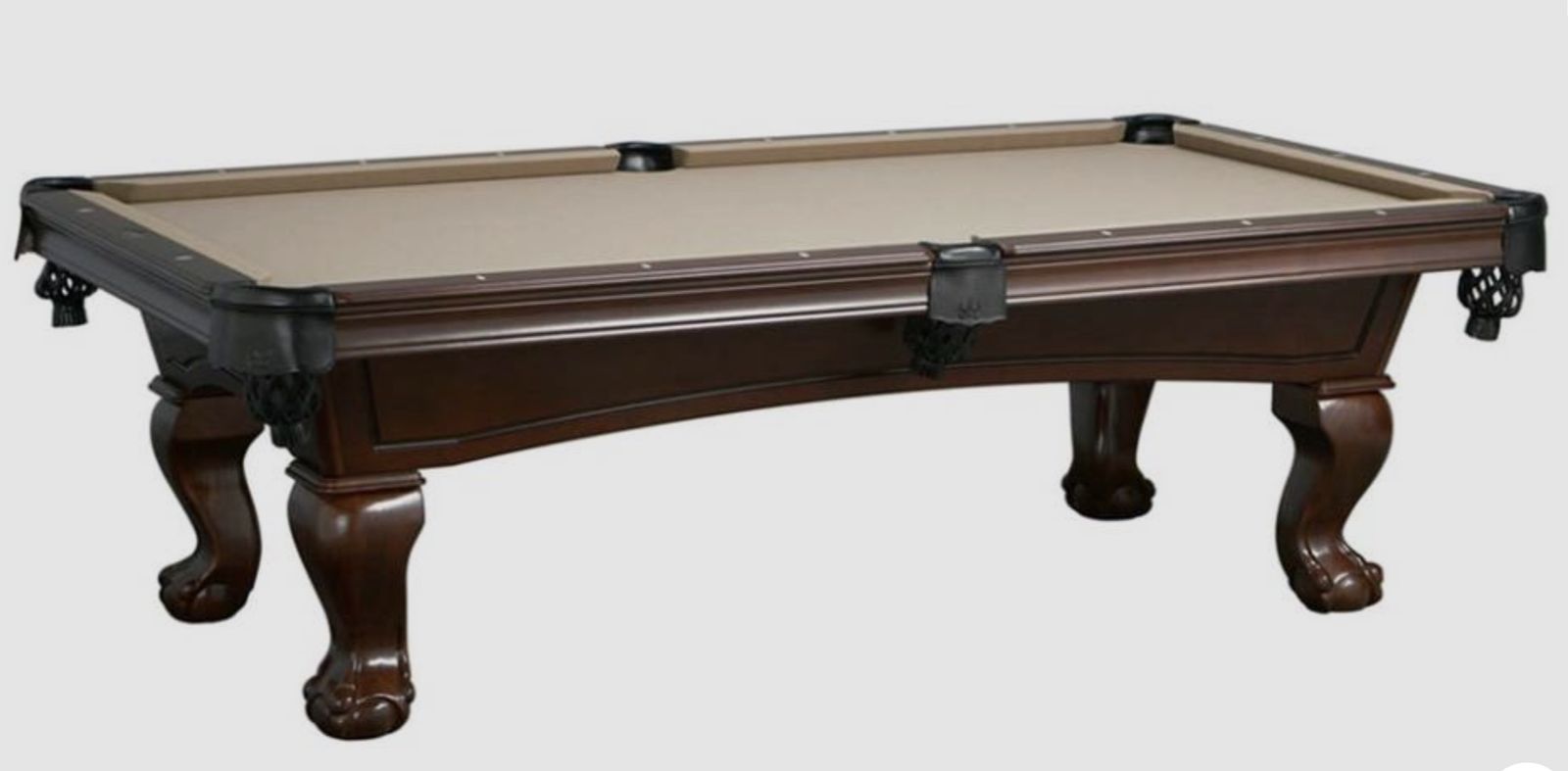 2010 Lincoln Imperial Antique Walnut Billiard 8 Foot Table with Accesories - Good Condition and Ready to Move Into Your Home