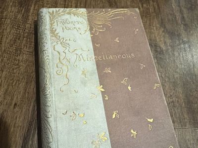 Antique Book. Favorite Poems--1894.