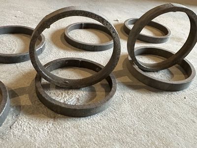 Metal rings for metal fence.